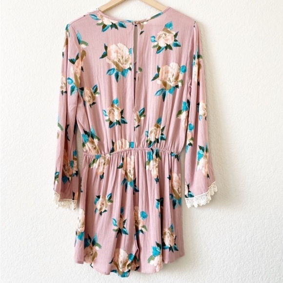 ANTHROPOLOGIE Nimi K Floral Crotchet Cottage Romper NEW - Picture 3 of 9